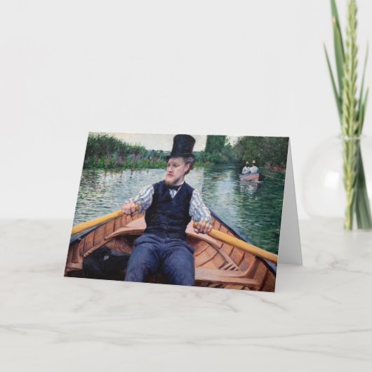 Gustave Caillebotte - Bootpartij Kaart (Voorkant)