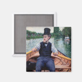 Gustave Caillebotte - Bootpartij Magneet (Voorkant / Achterkant)