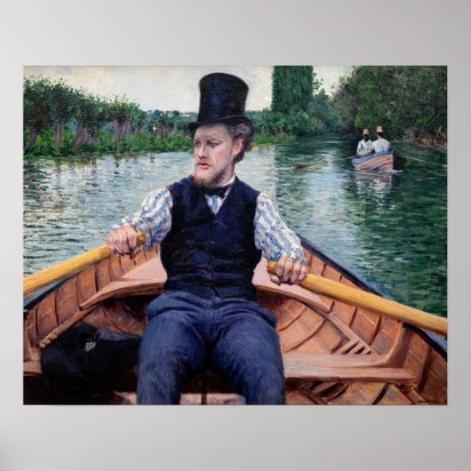 Gustave Caillebotte - Bootpartij Poster (Voorkant)