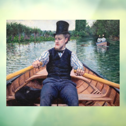 Gustave Caillebotte - Bootpartij Raamsticker (Vel 3)