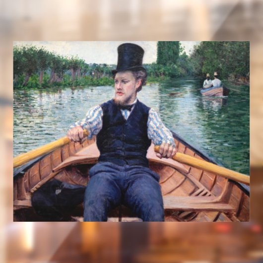 Gustave Caillebotte - Bootpartij Raamsticker (Vel 2)