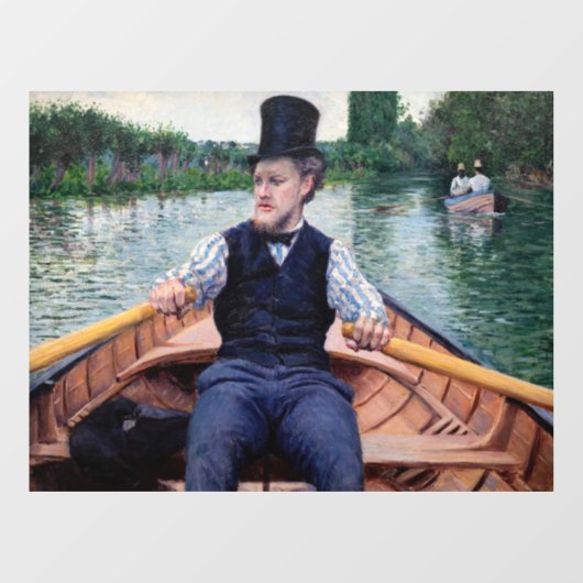 Gustave Caillebotte - Bootpartij Raamsticker (Vel)
