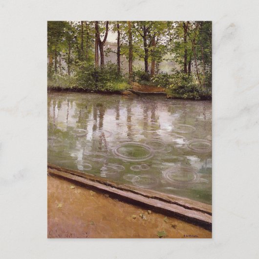 Gustave Caillebotte Briefkaart (Voorkant)