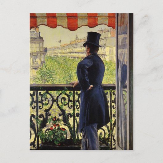 Gustave Caillebotte Briefkaart (Voorkant)