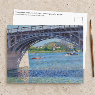 Gustave Caillebotte - Brug bij Argenteuil & Seine Briefkaart
