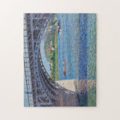 Gustave Caillebotte - Brug bij Argenteuil & Seine Legpuzzel (Verticaal)