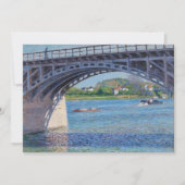 Gustave Caillebotte - Brug in Argenteuil en Seine Kaart (Voorkant)