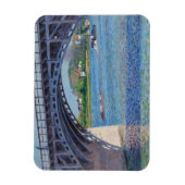Gustave Caillebotte - Brug in Argenteuil en Seine Magneet (Verticaal)