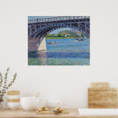 Gustave Caillebotte - Brug in Argenteuil en Seine Poster (Keuken)
