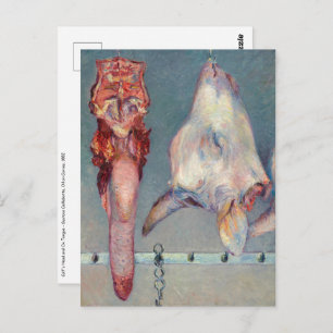 Gustave Caillebotte - Calf's Head en Ox Tongue Briefkaart