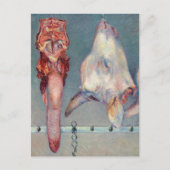 Gustave Caillebotte - Calf's Head en Ox Tongue Briefkaart (Voorkant)