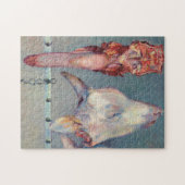 Gustave Caillebotte - Calf's Head en Ox Tongue Legpuzzel (Horizontaal)