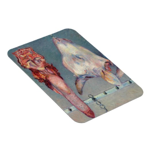 Gustave Caillebotte - Calf's Head en Ox Tongue Magneet (Rechterzijde)