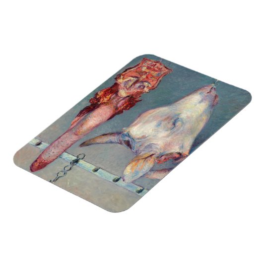 Gustave Caillebotte - Calf's Head en Ox Tongue Magneet (Linkerzijde)