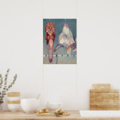 Gustave Caillebotte - Calf's Head en Ox Tongue Poster (Keuken)