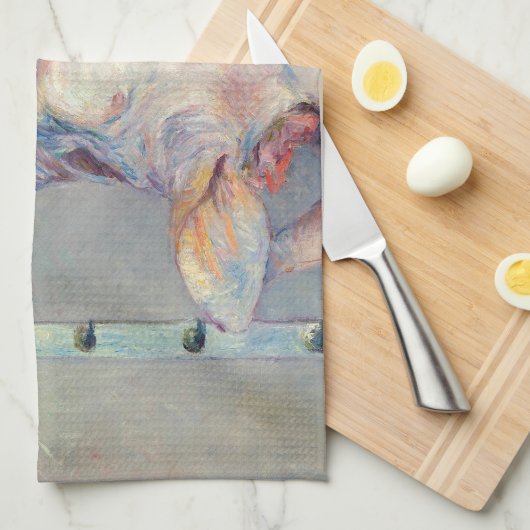 Gustave Caillebotte - Calf's Head en Ox Tongue Theedoek (Quarter Fold)