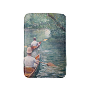 Gustave Caillebotte - Canoes on the Yerres Badmat