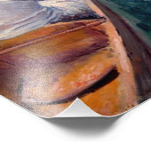 Gustave Caillebotte - Canoes on the Yerres Foto Afdruk (Hoek)