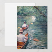 Gustave Caillebotte - Canoes on the Yerres Kaart (Voorkant / Achterkant)