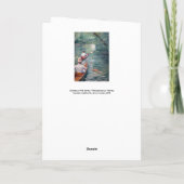 Gustave Caillebotte - Canoes on the Yerres Kaart (Achterkant)