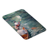 Gustave Caillebotte - Canoes on the Yerres Magneet (Rechterzijde)