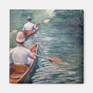 Gustave Caillebotte - Canoes on the Yerres Magneet