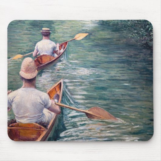 Gustave Caillebotte - Canoes on the Yerres Muismat (Voorkant)