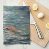 Gustave Caillebotte - Canoes on the Yerres Theedoek (Quarter Fold)