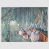 Gustave Caillebotte - Canoes on the Yerres Tissuepapier (Voorkant)