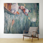 Gustave Caillebotte - Canoes on the Yerres Wandkleed (In Situ (horizontaal))