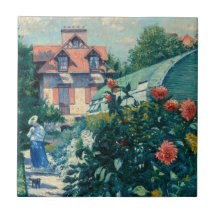 Gustave Caillebotte - Dahlias, Garden