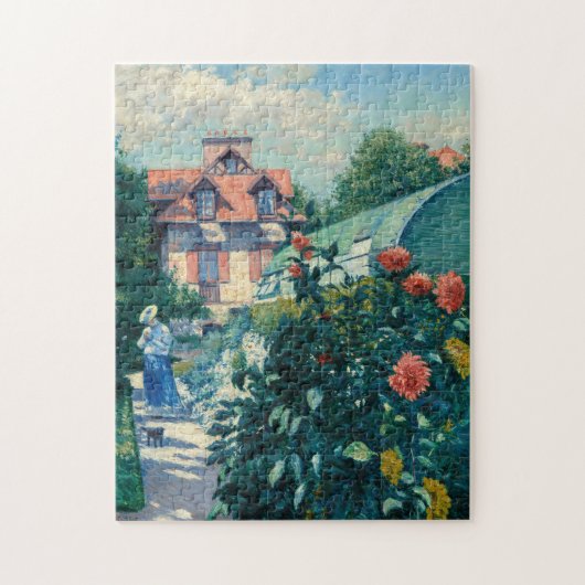 Gustave Caillebotte - Dahlias, Tuin Legpuzzel (Verticaal)