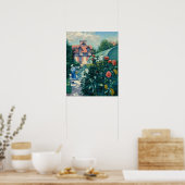 Gustave Caillebotte - Dahlias, Tuin Poster (Keuken)