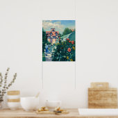 Gustave Caillebotte - Dahlias, Tuin Poster (Keuken)