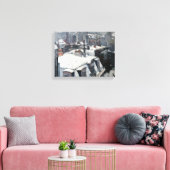 Gustave Caillebotte - Daken in de Sneeuw Canvas Afdruk (Insitu (Woonkamer))