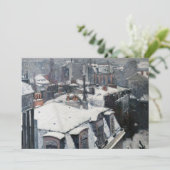Gustave Caillebotte - Daken in de Sneeuw Kaart (Staand voorkant)
