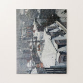 Gustave Caillebotte - Daken in de Sneeuw Legpuzzel (Verticaal)