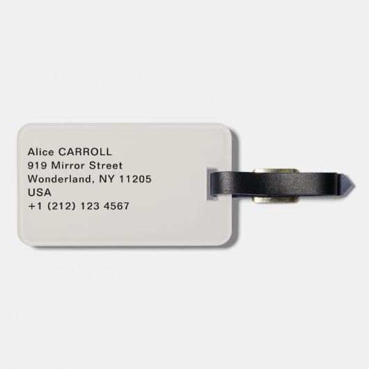 Gustave Caillebotte - Dakpannen in de sneeuw Bagagelabel (Achterkant horizontaal)