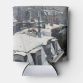 Gustave Caillebotte - Dakpannen in de sneeuw Blikjeskoeler (Voorkant)