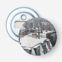 Gustave Caillebotte - Dakpannen in de sneeuw