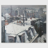 Gustave Caillebotte - Dakpannen in de sneeuw Cadeaupapier (Vlak)