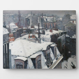 Gustave Caillebotte - Dakpannen in de sneeuw Fotoplaat