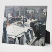 Gustave Caillebotte - Dakpannen in de sneeuw Fotoplaat (Zijkant)