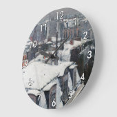 Gustave Caillebotte - Dakpannen in de sneeuw Grote Klok (Hoek)