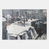 Gustave Caillebotte - Dakpannen in de sneeuw Inpakpapier Vel (Voorkant 3)