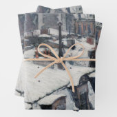 Gustave Caillebotte - Dakpannen in de sneeuw Inpakpapier Vel (In situ)
