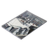 Gustave Caillebotte - Dakpannen in de sneeuw Notitieboek (Linkerzijde)
