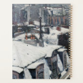 Gustave Caillebotte - Dakpannen in de sneeuw Planner (Achterkant)