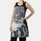 Gustave Caillebotte - Dakpannen in de sneeuw Schort (Insitu)