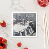 Gustave Caillebotte - Dakpannen in de sneeuw Servet (Insitu)